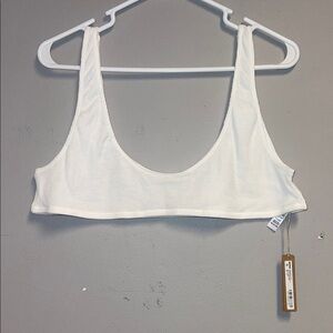 Skims Rib Micro Scoop Bralette NWT
